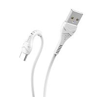 HOCO HC-10512 X37/ USB кабель Type-C/ 1m/ 2.4A/ White