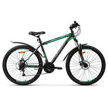 Велосипед AIST Quest Disc 26 р.18 2021 (серый/зеленый)