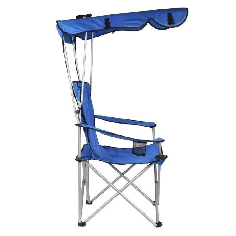Туристическое кресло, стул с тентом и держателем для бутылки Mircamping (138х92х72 см) - фото 2 - id-p224134210