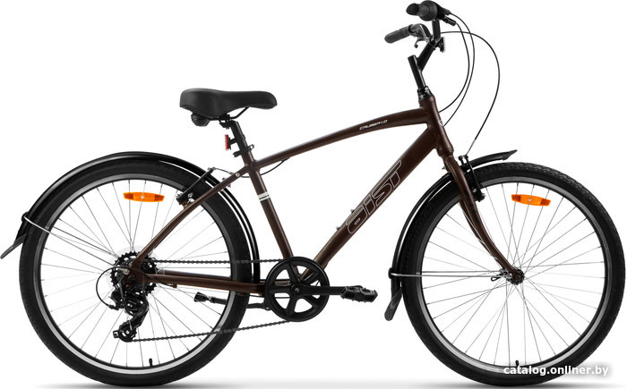 Велосипед AIST Cruiser 1.0 р.18.5 2024 (коричневый)
