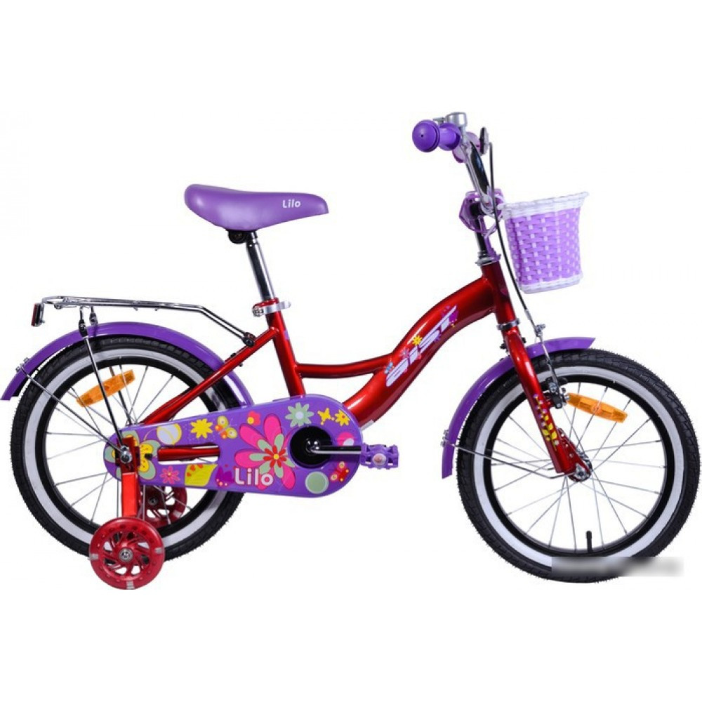 Детский велосипед AIST Lilo 18 2022 (красный) - фото 1 - id-p223399196