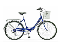Велосипед Stels Pilot 850 26 Z010 2023 (тёмно-синий)