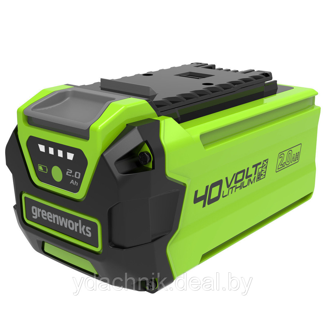 Аккумулятор GreenWorks G40USB2, 40В, 2 А/ч Li-ion с USB разъемом - фото 1 - id-p224134343