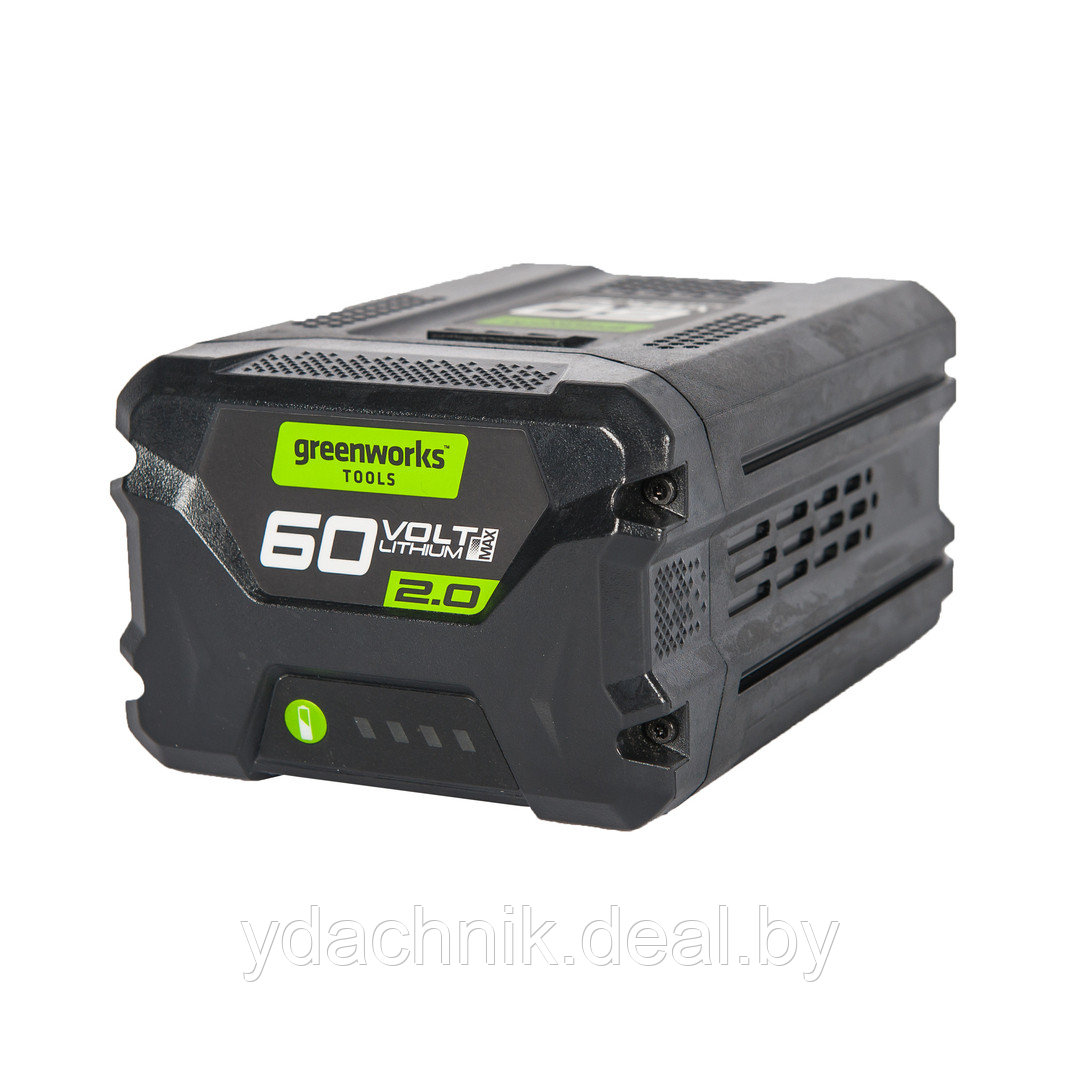 Аккумулятор GreenWorks G60B2, 60В, 2 А/ч Li-ion - фото 1 - id-p224134345
