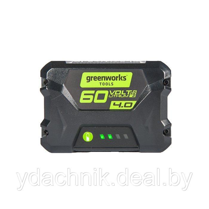 Аккумулятор GreenWorks G60B4, 60В, 4 А/ч Li-ion - фото 3 - id-p224134346