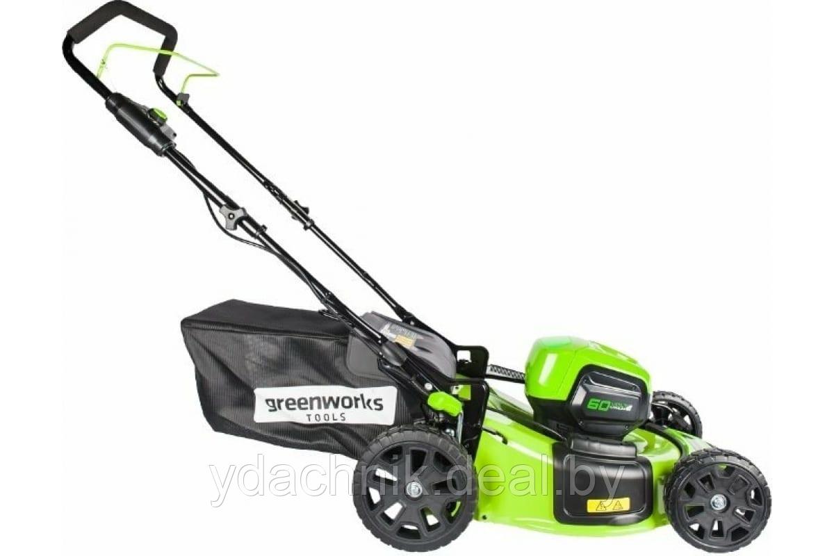 Аккумуляторная газонокосилка Greenworks GD60LM46HP - фото 3 - id-p224134367