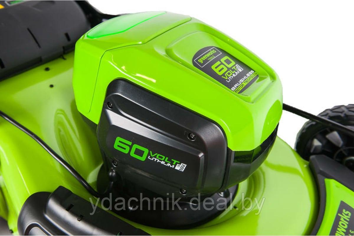 Аккумуляторная газонокосилка Greenworks GD60LM46HP - фото 8 - id-p224134367