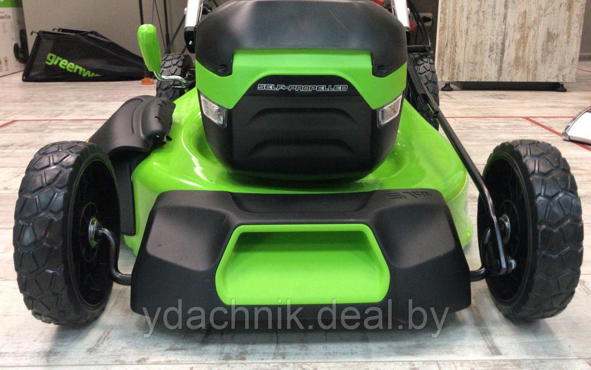 Аккумуляторная газонокосилка Greenworks GD60LM51SPK4 - фото 8 - id-p224134370