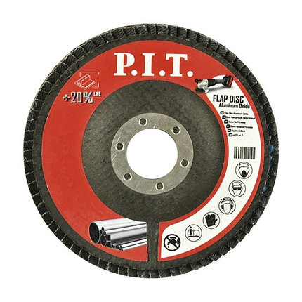 Круг лепестковый шлифовальный P.I.T. 125x22,2 мм A80, фото 2
