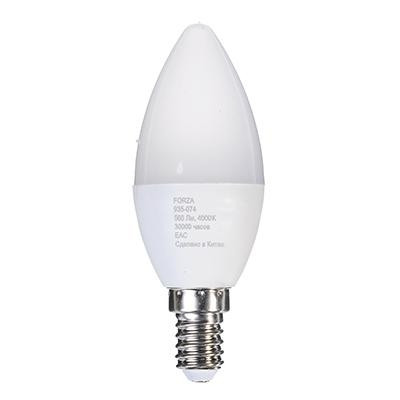 Лампа светодиодная свеча С37 7W,Е14 560lm 4200K FORZA - фото 1 - id-p224136373