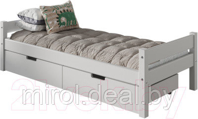 Односпальная кровать детская WoodMoon Мунни 6 90x200 / М-6Я - фото 1 - id-p224136944