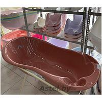 Ванночка детская TEGA 102 см METEO Розовый со сливом ME-005 ODPLYW-123