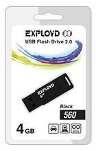 USB Flash Exployd 560 4GB (черный) [EX-4GB-560-Black]