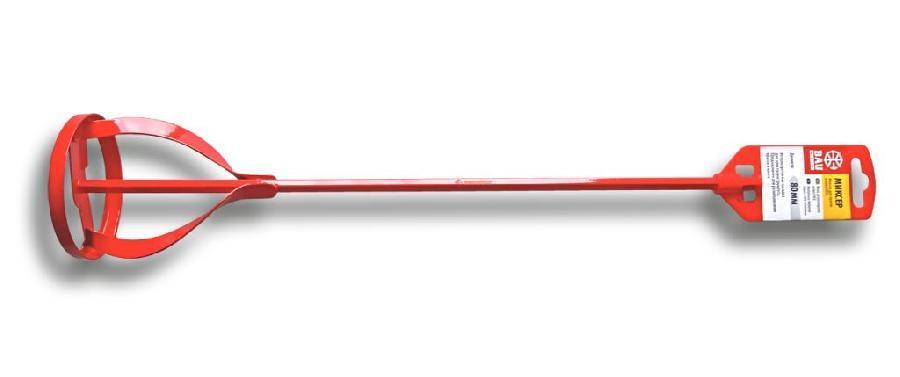 Миксер для красок и клея HEX d60мм (крашеный) Bauwelt 02330-303060, фото 2
