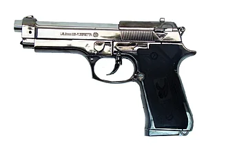 Пистолет зажигалка - Beretta 92 хром