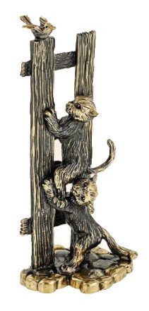 Фигурка сувенирная «Котята» BronzaMania «Котята на заборе» - фото 1 - id-p203780947