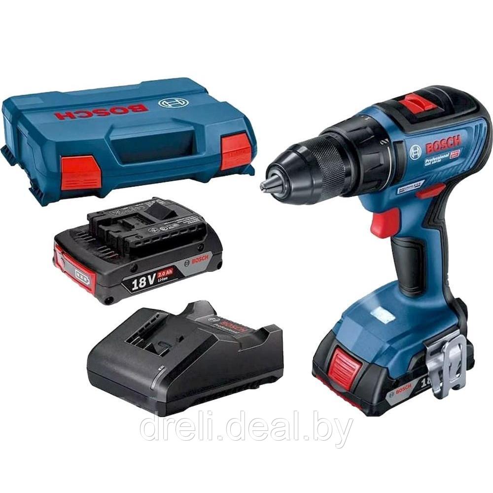 Дрель-шуруповерт Bosch GSR 18V-50 Professional 06019H5020 (с 2-мя АКБ, кейс) - фото 1 - id-p224140924