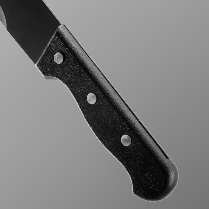 Нож-мачете "Сельва" 58,5см, клинок 435мм/2,8мм, черный - фото 2 - id-p224141992