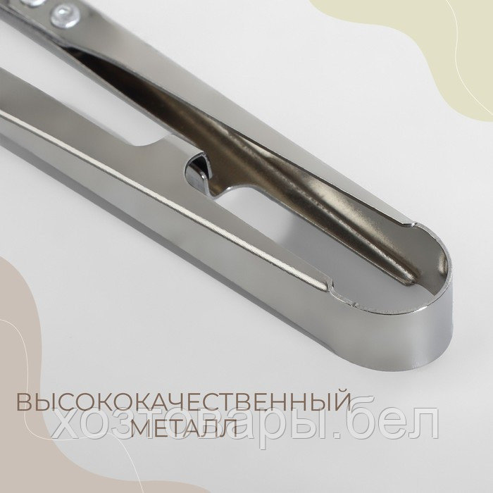 Ножницы для обрезки ниток сталь 13*3,5см серебряный Premium - фото 3 - id-p204351901