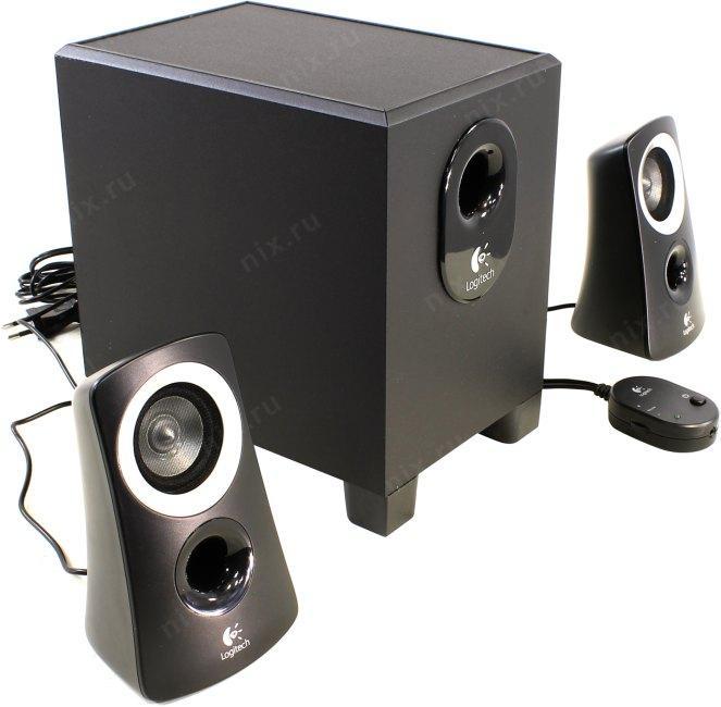 Колонки Logitech Z-313 (RTL) 2.1 Speaker System (25W пультДУ проводной) 980-000413 - фото 1 - id-p224142946