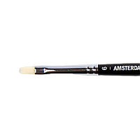 Кисть для рисования "Amsterdam acrylic 352", синтетика, плоская, №6