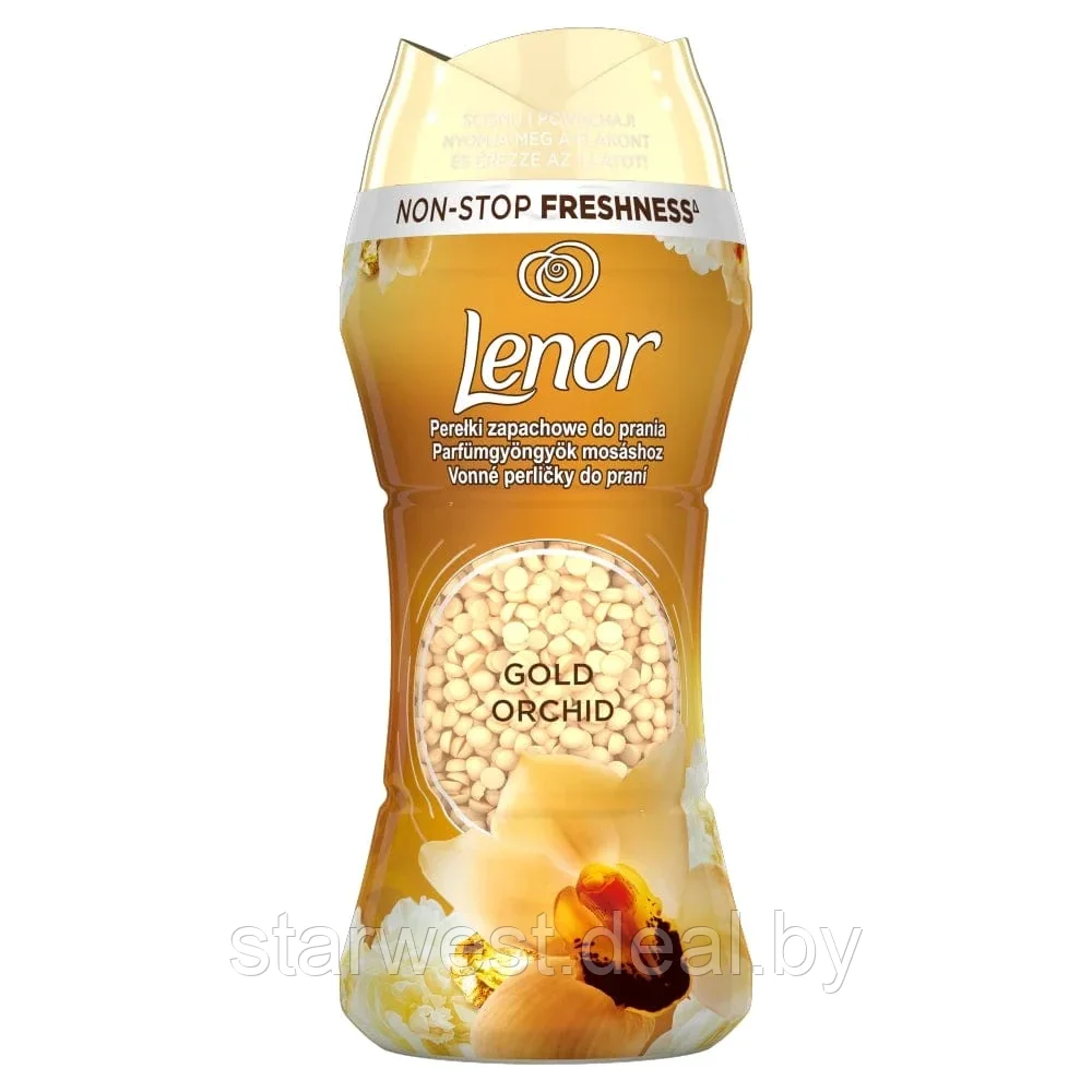 Lenor Gold Orchid / Золотая Орхидея 210 г Кон­ди­ци­о­нер / Парфюм / Гранулы парфюмированные для белья - фото 2 - id-p224143044