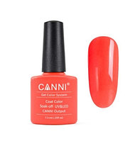 Гель-лак (шеллак) Canni №111 Electric Coral 7.3ml