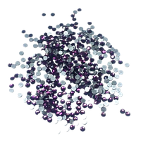 Стразы (кристаллы) для ногтей SS4 1.5-1.6мм (сливовый) 100шт №30