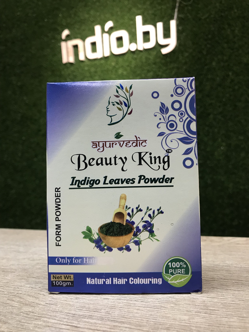 Басма Индиго натуральная индийская 100% BEAUTY KING, 100 г Индия