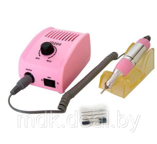 Аппарат для маникюра и коррекции ногтей JSDA JD-200 (розовая, 30000 оборотов) 35W - фото 1 - id-p175166906