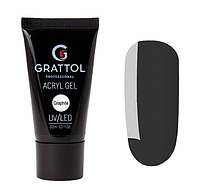 Grattol Acryl Gel №12 Graphite 30 мл