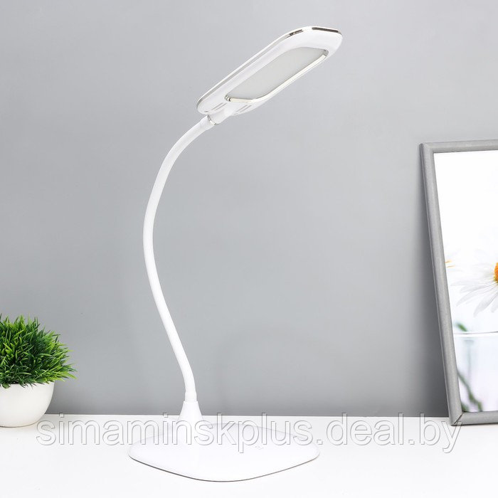 Настольная лампа сенсорная "Кенди" LED 5Вт USB АКБ белый 16,5х30х33 см RISALUX - фото 1 - id-p224143999