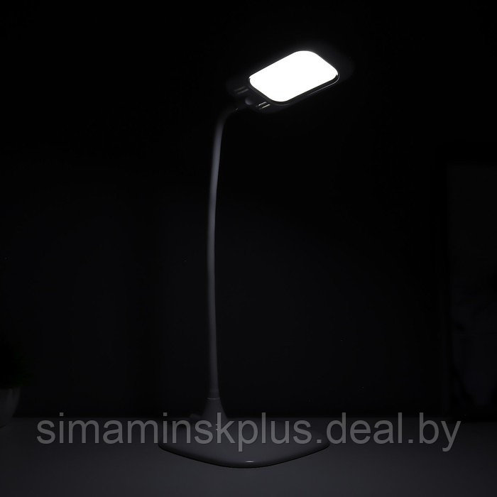 Настольная лампа сенсорная "Кенди" LED 5Вт USB АКБ белый 16,5х30х33 см RISALUX - фото 4 - id-p224143999