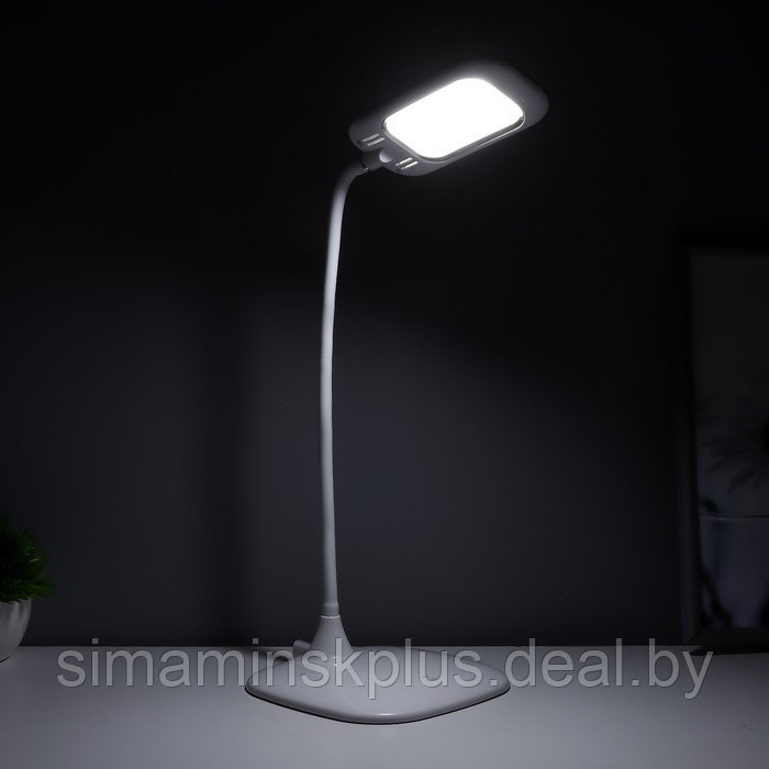 Настольная лампа сенсорная "Кенди" LED 5Вт USB АКБ белый 16,5х30х33 см RISALUX - фото 5 - id-p224143999