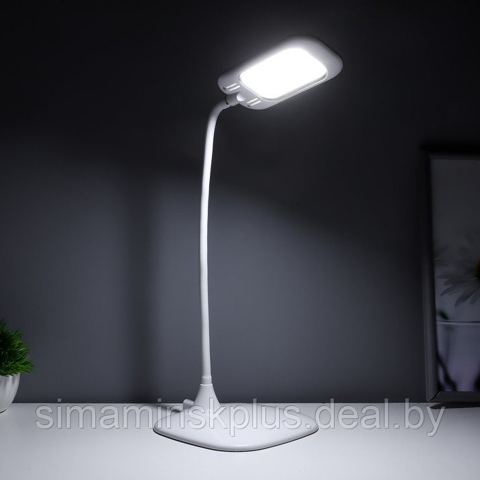 Настольная лампа сенсорная "Кенди" LED 5Вт USB АКБ белый 16,5х30х33 см RISALUX - фото 6 - id-p224143999