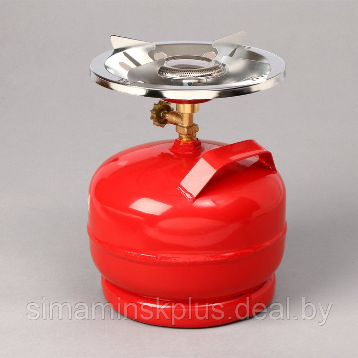 Газовый комплект «Кемпинг-5»: баллон 5 л, горелка, пустой - фото 2 - id-p224144070