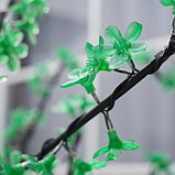 Светодиодное дерево «Сакура» 1.8 м, 768 LED, постоянное свечение, 220 В, свечение зелёное, фото 3