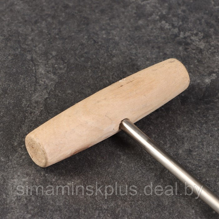 Обвалочный крюк для мяса, 30см, с деревянной ручкой - фото 4 - id-p224144079