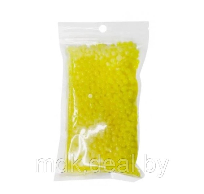 Воск полимерный в гранулах в пакете LILU Irisk, 04 Mango (полупрозрачный), 100 гр (с) - фото 1 - id-p212782133