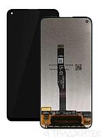 Дисплей (экран в сборе) для телефона Huawei P40 Lite (черный) (оригинал LCD)