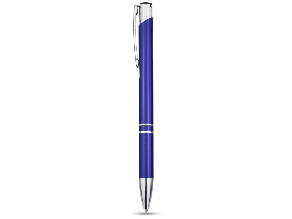 Алюминиевая шариковая кнопочная ручка Moneta, синие чернила, синий - фото 2 - id-p224144996
