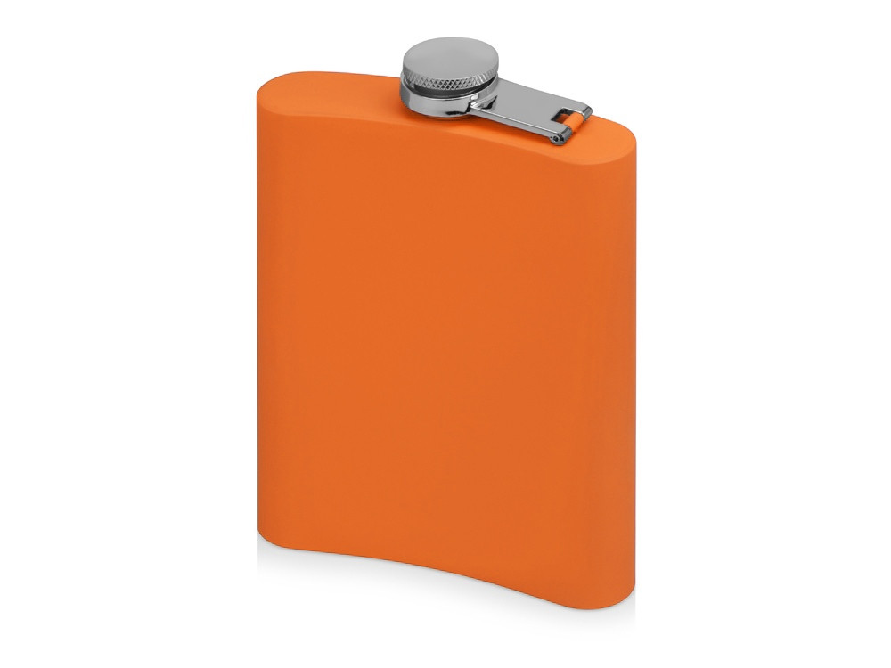 Фляжка 240 мл Remarque soft touch, 201 сталь, оранжевый - фото 2 - id-p224145020