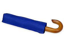 Зонт складной Cary, полуавтоматический, 3 сложения, с чехлом, темно-синий, фото 3