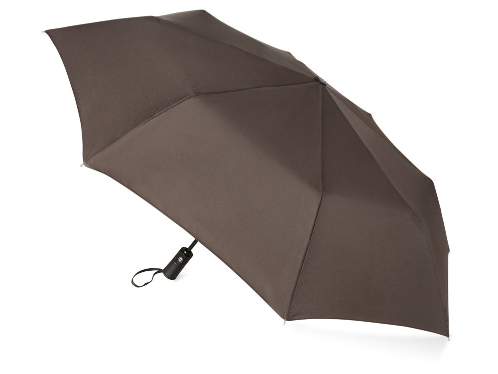 Зонт складной Ontario, автоматический, 3 сложения, с чехлом, коричневый - фото 2 - id-p224145022
