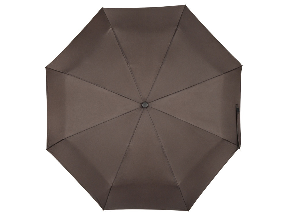 Зонт складной Ontario, автоматический, 3 сложения, с чехлом, коричневый - фото 5 - id-p224145022