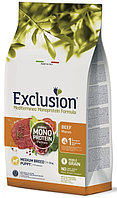 EXCLUSION Monoprotein Medium Beef Noble Grain (говядина), 3 кг