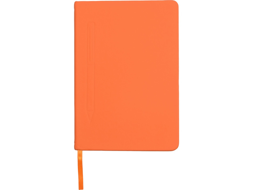 Блокнот А5 Magnet 14,3*21 с магнитным держателем для ручки, оранжевый - фото 4 - id-p224145046
