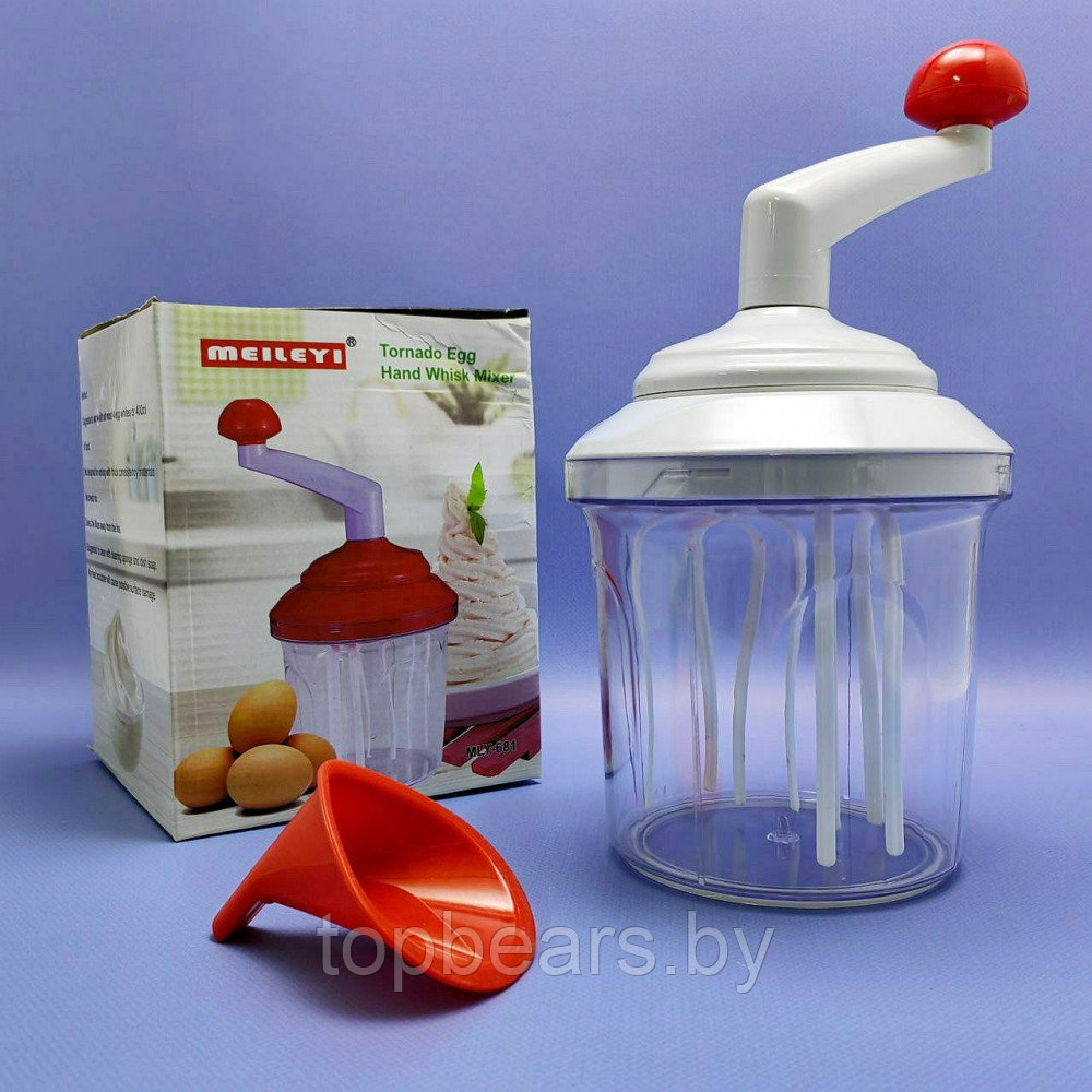 Ручной миксер для взбивания яиц MEILEYI Tornado Egg Hand Whisk Mixer, MLY-681 - фото 5 - id-p219502109