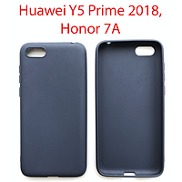 Чехол бампер Huawei Y5 Prime 2018 DRA-LX2 черный текстурный