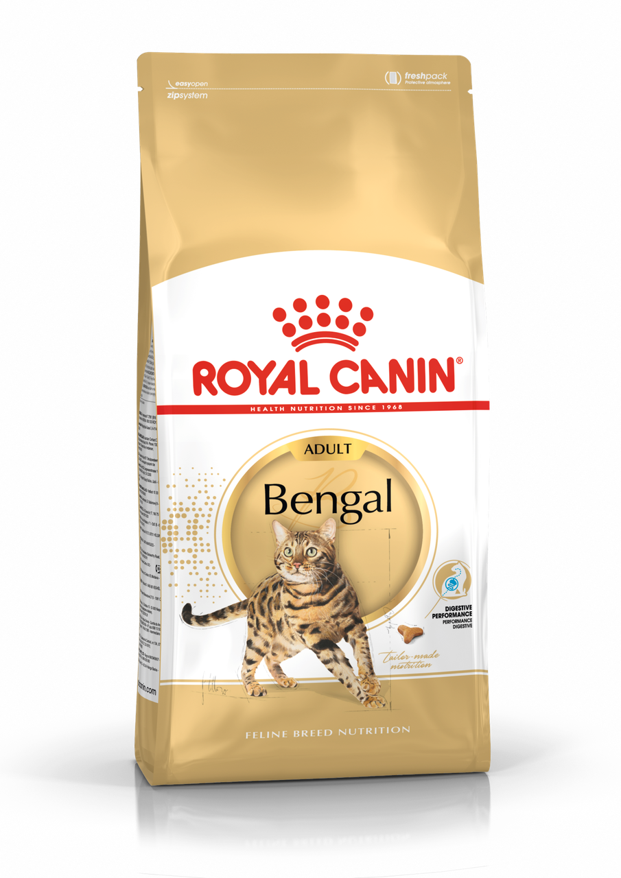 Royal Canin Bengal Adult сухой корм для взрослых бенгальских кошек старше 12 месяцев, 0,4кг (Франция) - фото 1 - id-p224151548